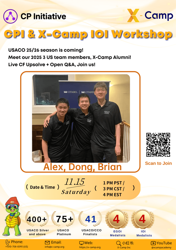 2025 IOI Team Workshop | Competitive Programming Initiative