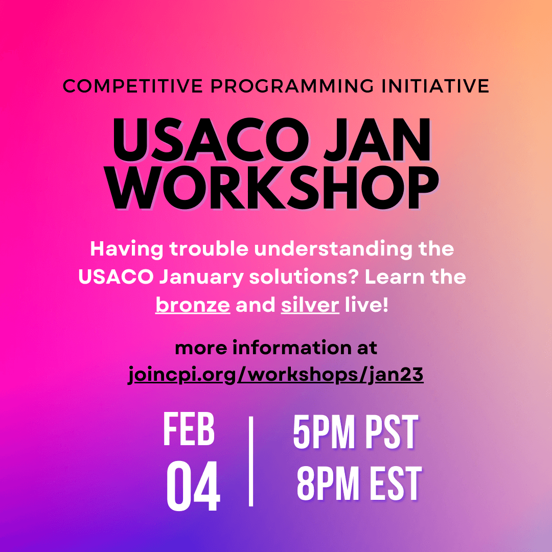 USACO January Contest Solutions