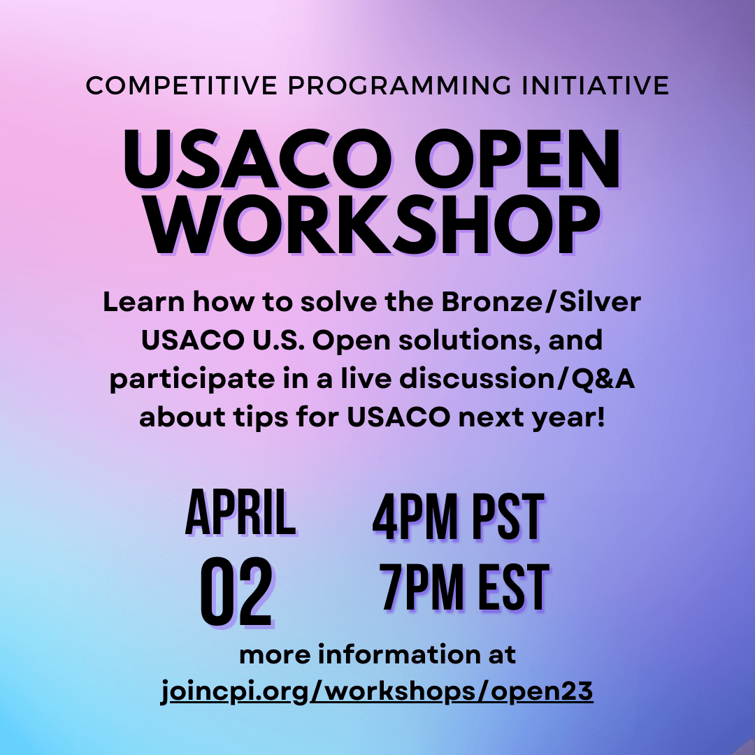 USACO Open Workshop