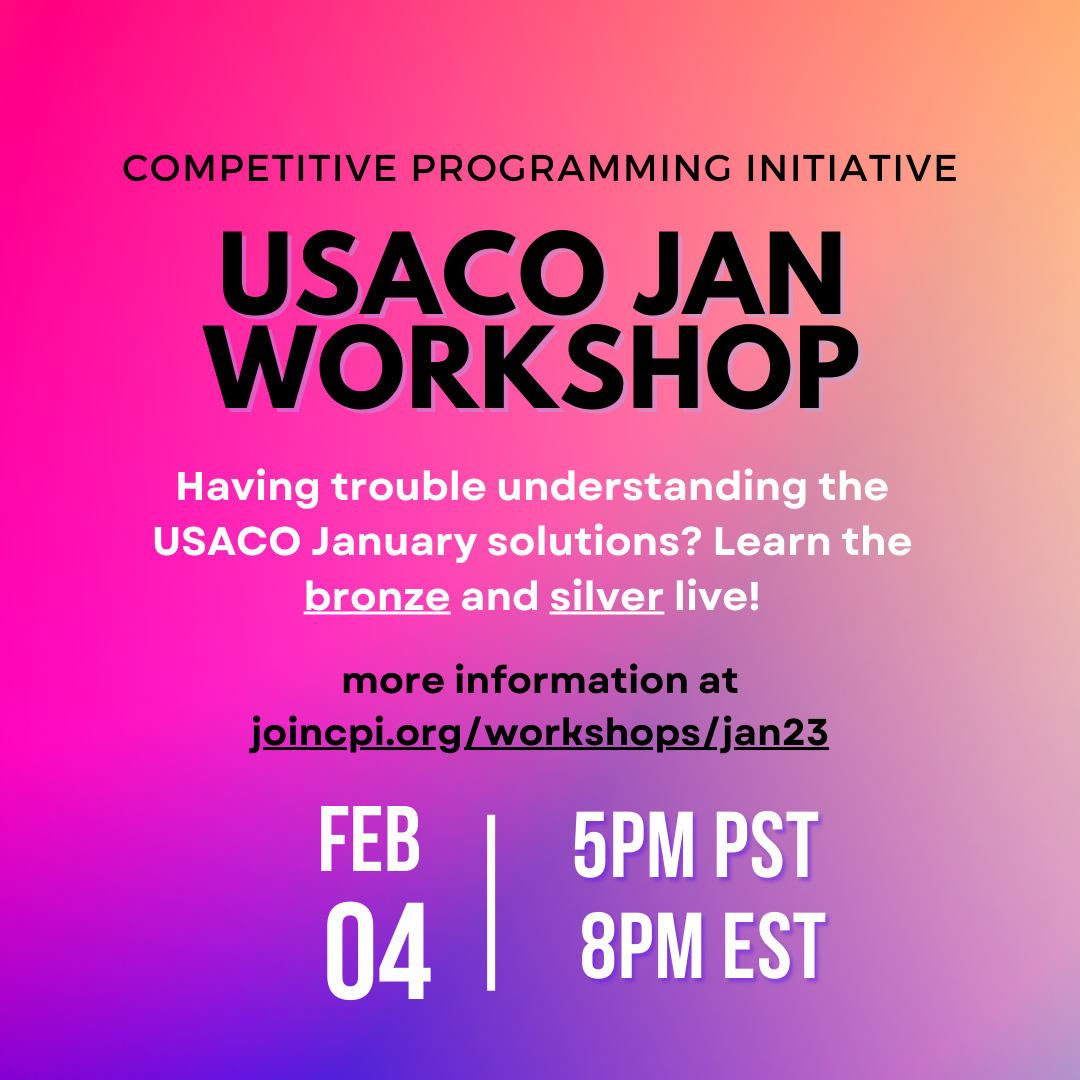 USACO January Contest Solutions